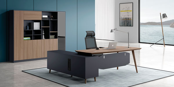 福瑪仕辦公家具|簡(jiǎn)悅系列經(jīng)理臺(tái)文件柜組合展示